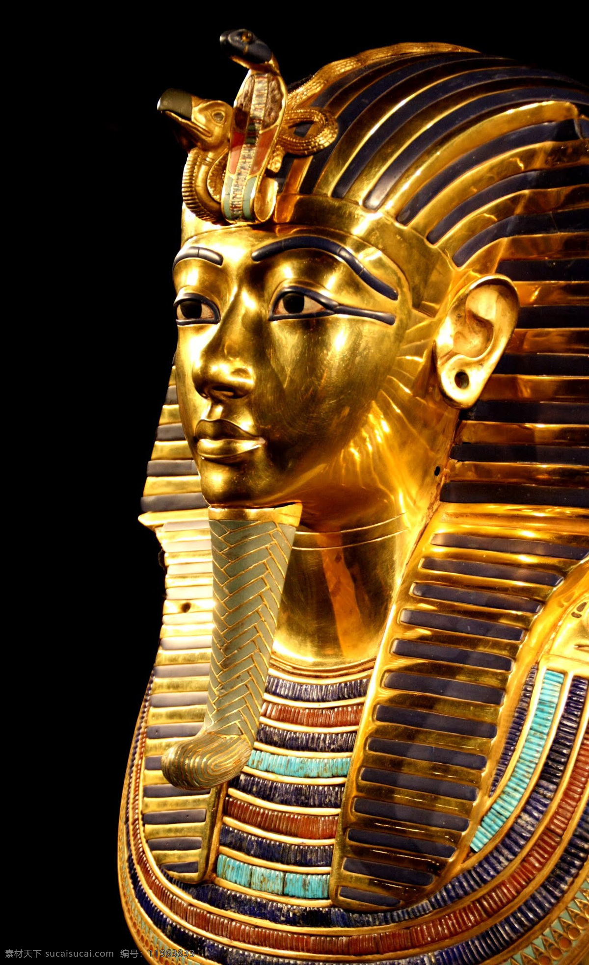 埃及法老 图坦卡门 死亡面具 法老 埃及