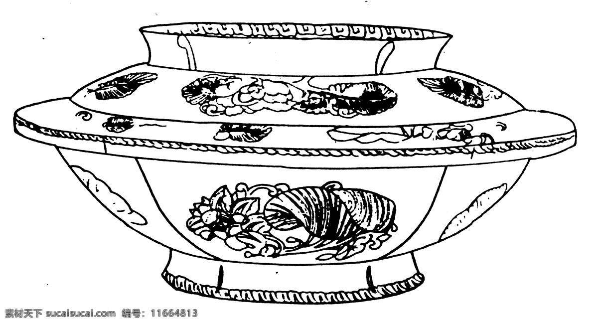 古代器物图案 隋唐五代图案 中国 传统 图案 设计素材 器物图案 装饰图案 书画美术 白色