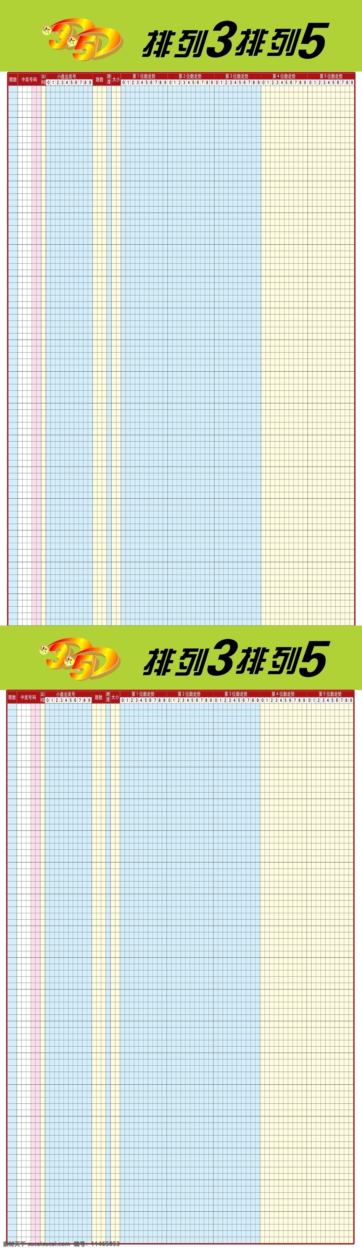 排列排列 体彩 走势图 彩票 22选5 11选5 排列3排列5 分层 源文件