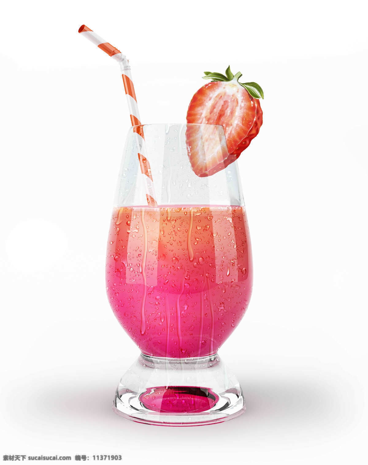高清 草莓汁 玻璃杯 果汁饮料 吸管 水果榨汁 风景 生活 旅游餐饮