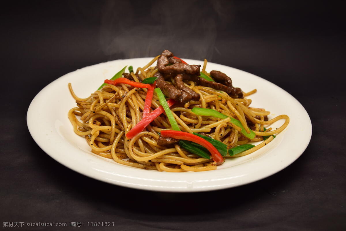 黑椒 牛肉 炒 意 粉 西餐 意粉 青椒 面条 高档 餐厅 美味 美食 餐饮美食 西餐美食