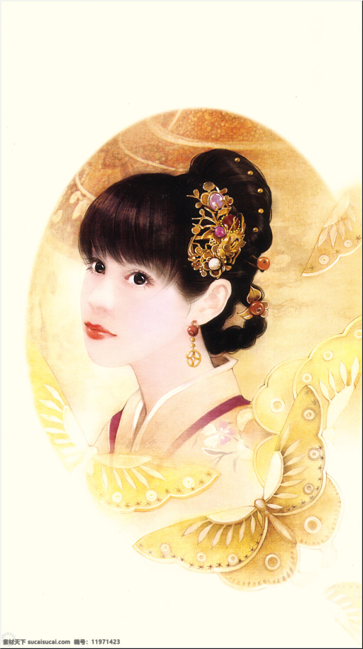 画集免费下载 动漫 动漫动画 动漫人物 蝴蝶 花 画册 画集 美女 手绘 女人 中国 人物 其他画册封面