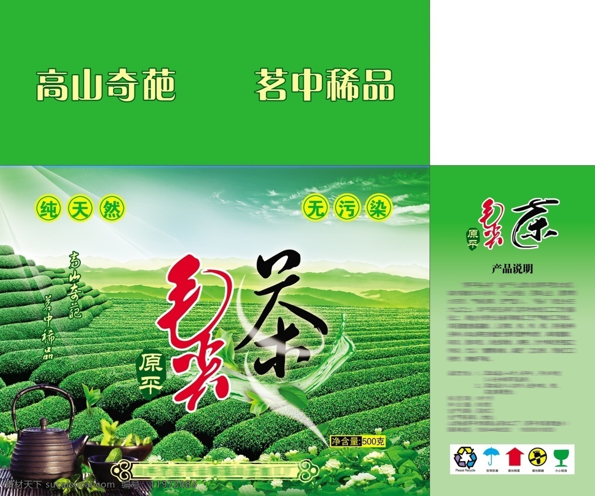 包装设计 茶叶 茶叶包装盒 广告设计模板 礼盒设计 源文件 原平 毛尖 茶 盒 模板下载 原平毛尖茶盒 psd源文件 餐饮素材