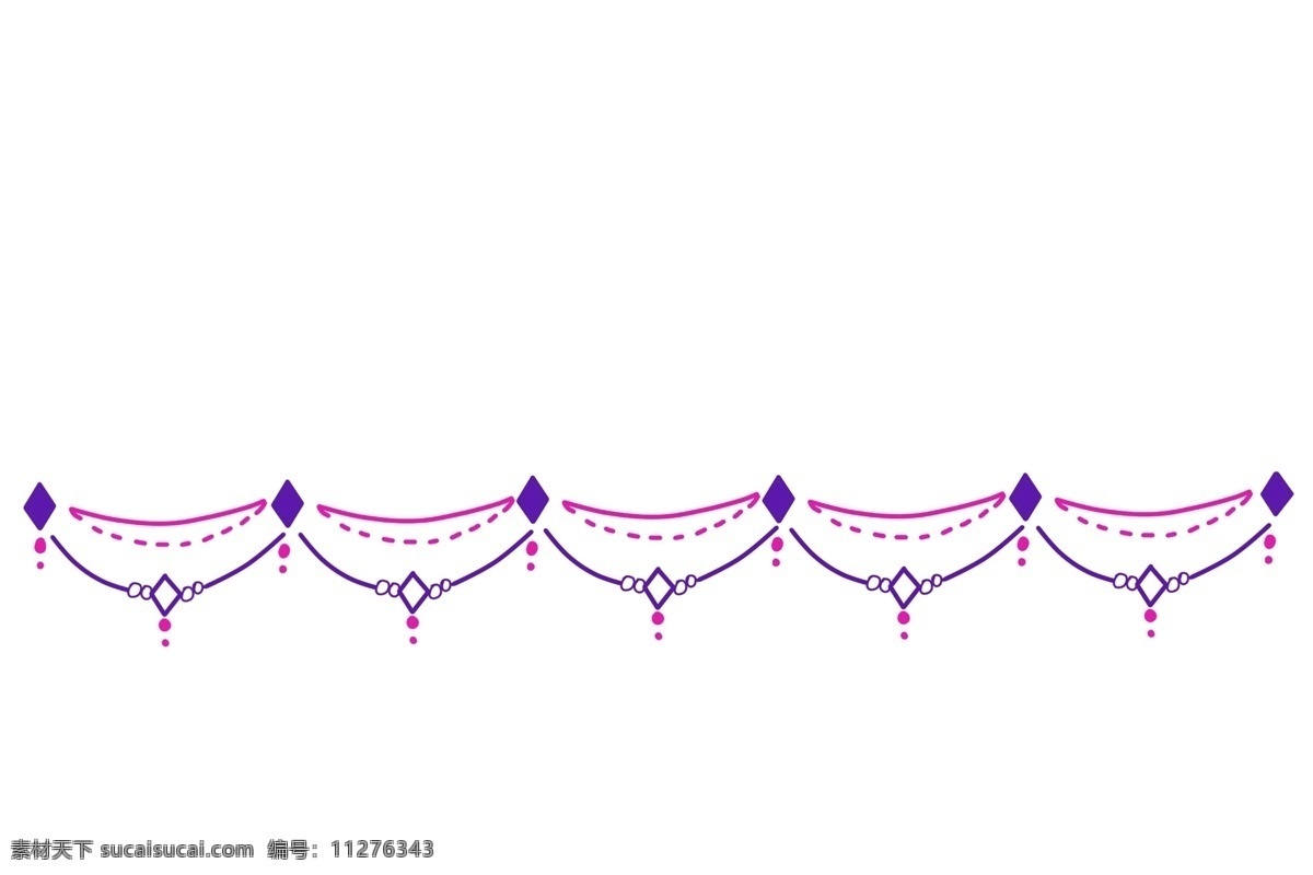 手绘 线条 分割线 插画 手绘分割线 线条分割线 紫色分割线 分割线装饰 创意分割线 分割线插画