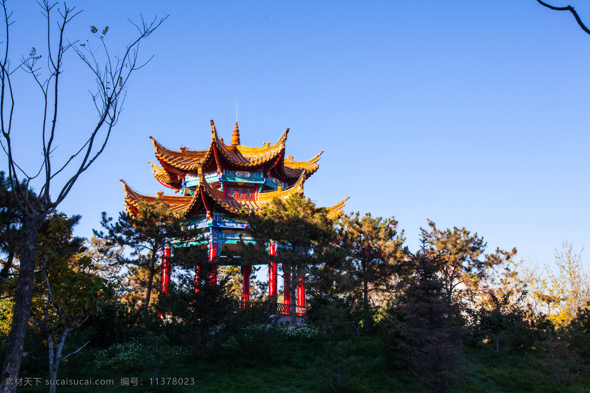 北京 国内旅游 蓝天 旅游 旅游摄影 绿树 亭子 北京园博园 昆明园 园博园 中国园林 园林艺术 园林展览 第九届园博会 装饰素材 展示设计