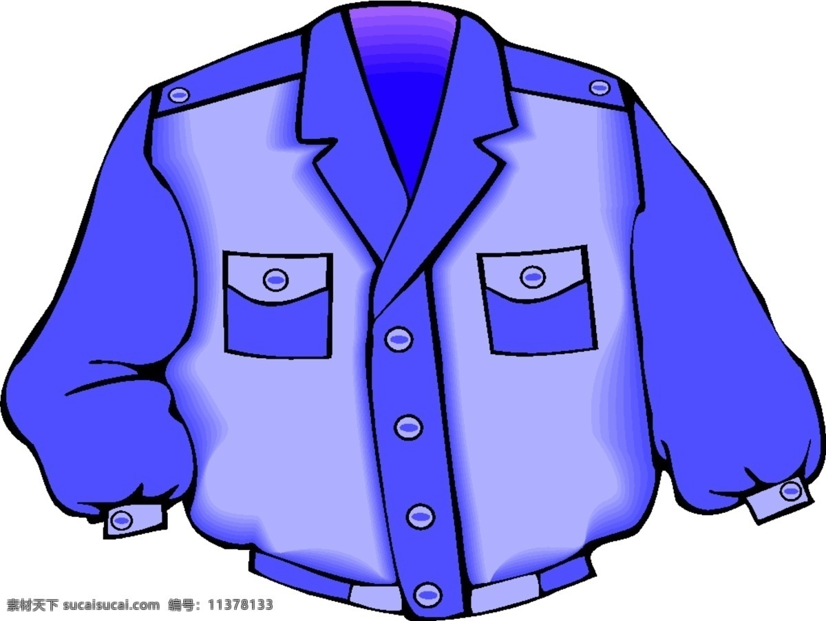 蓝色 调 工作服 服饰设计 工作服设计 蓝色调工作服 服装设计 服装款式图