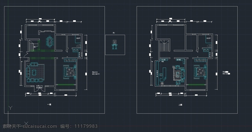 cad图 室内平面图 室内布置图 平面布置图 别墅平面图 3d设计 室内模型 dwg