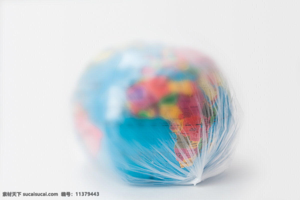 地球仪 塑料袋 地球划分 能源利用 循环标志 环保主题 能源节能环保 生活百科