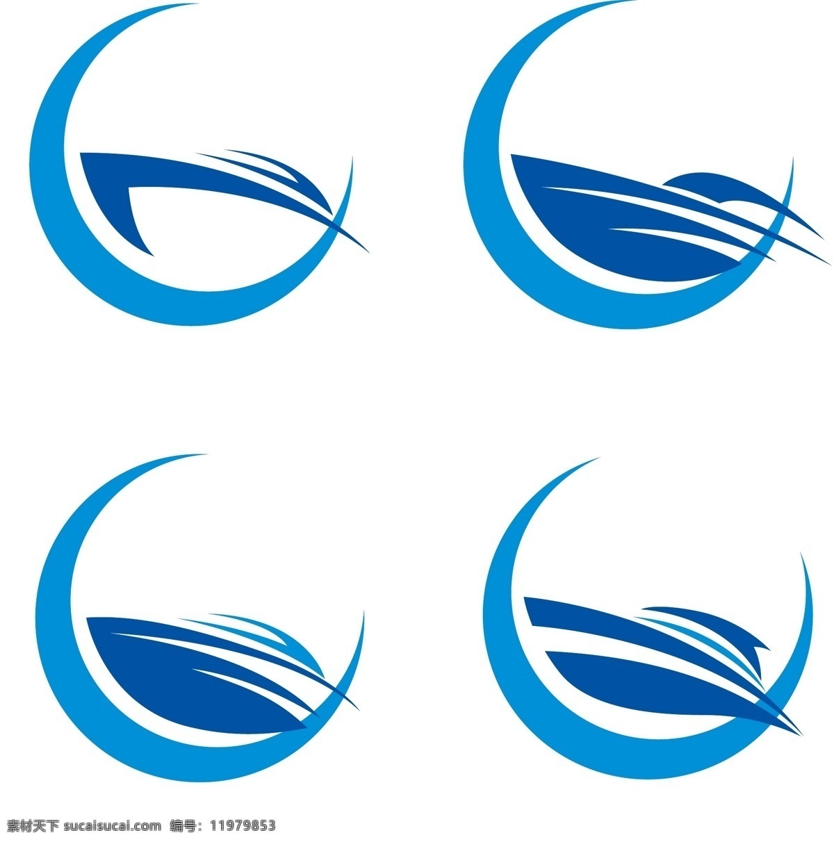 卡通 船 logo 矢量图 logo设计 个性化 标志图形 白色