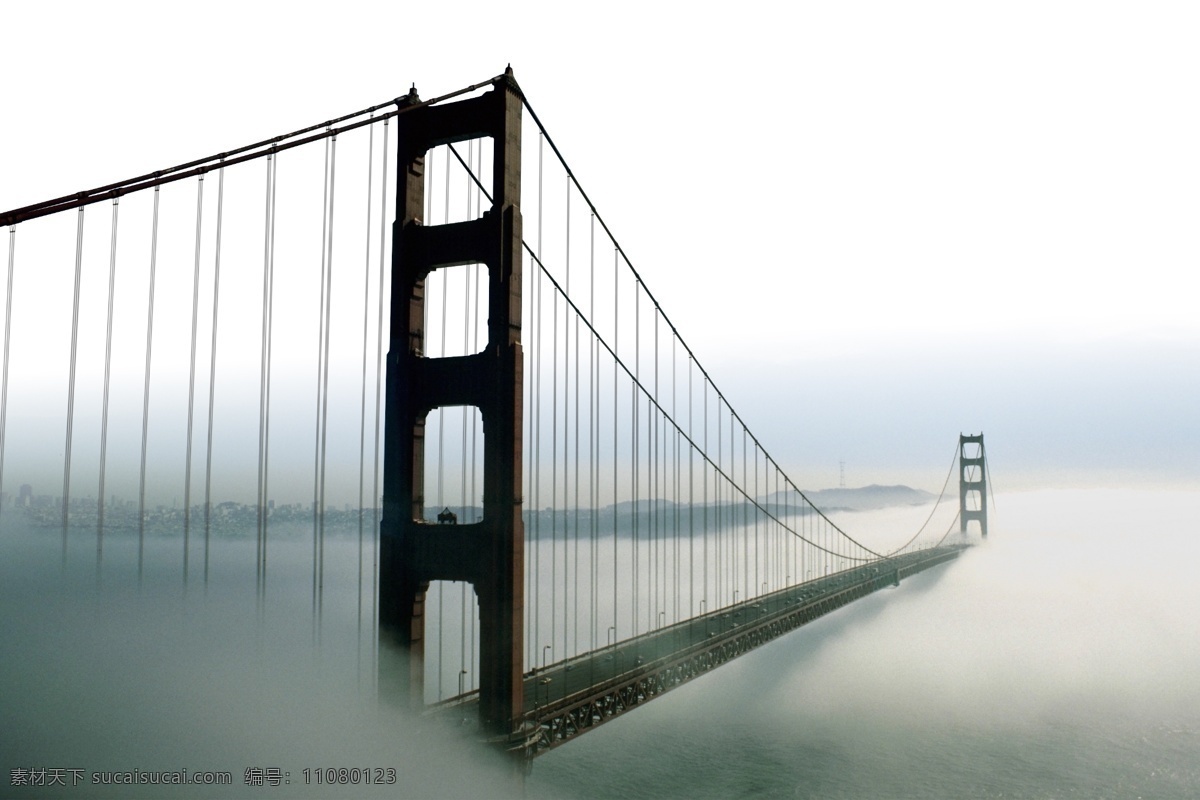 桥梁 建筑风光 建筑 铁锁桥 跨海大桥 旧金山 资源共享 分层 风景