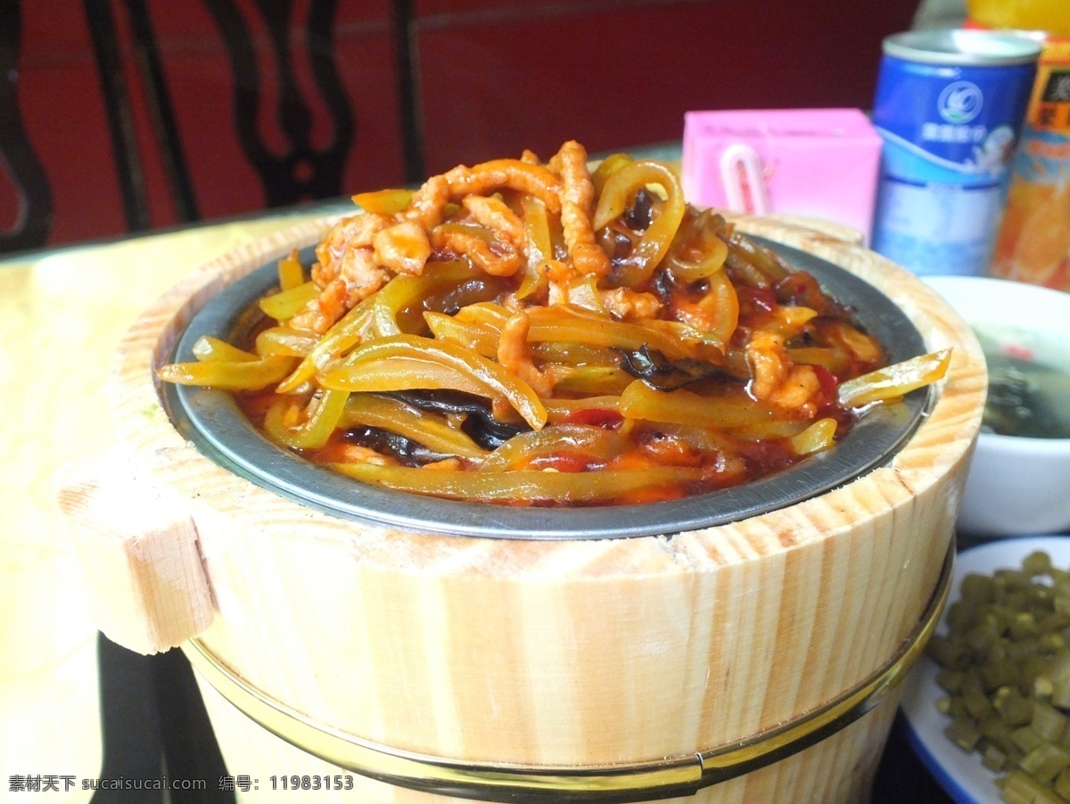 鱼香肉丝 木桶饭 盖浇饭 盖饭 青笋盖饭 精品美食 餐饮美食 传统美食