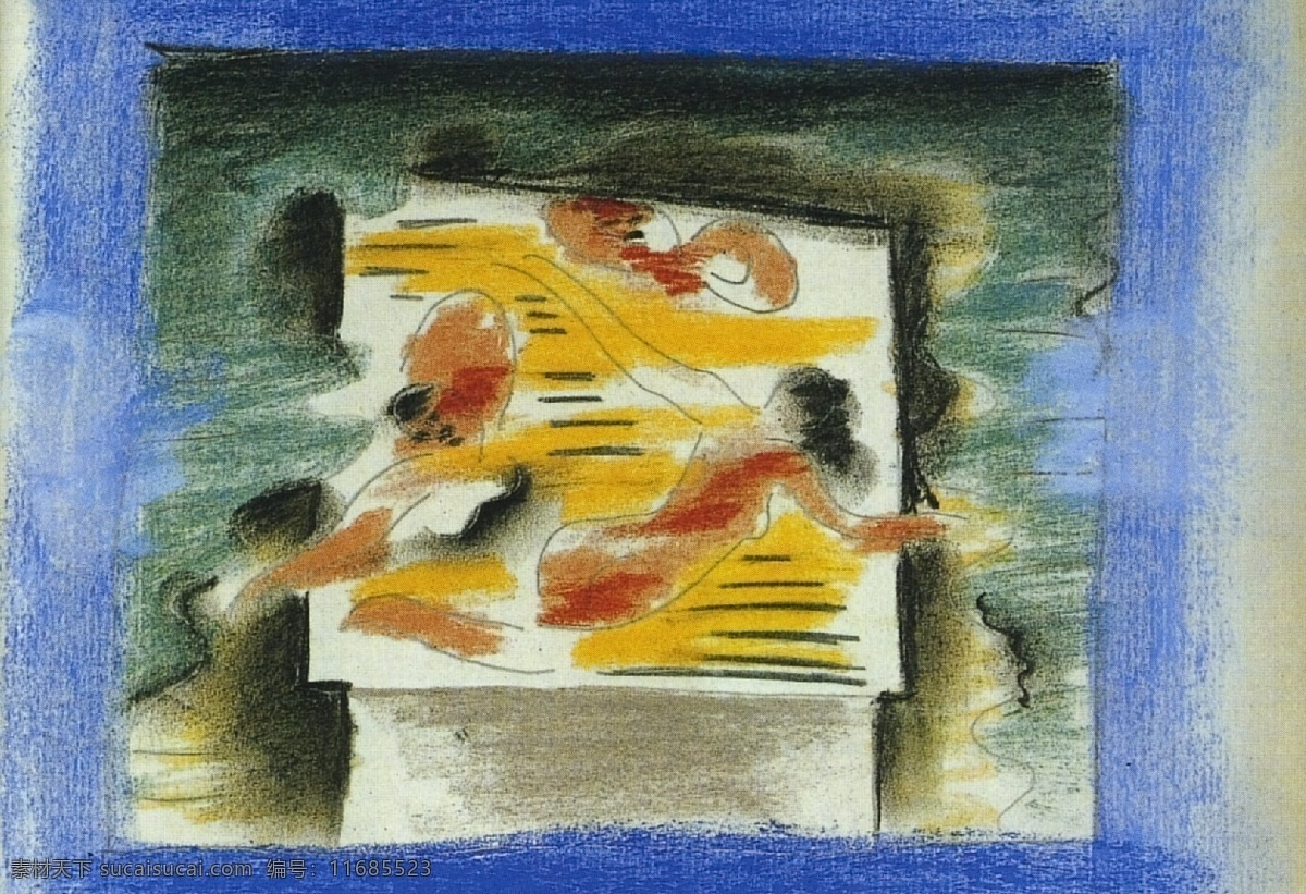d 淇 r 西班牙 画家 巴勃罗 毕加索 抽象 油画 人物 人体 装饰画 un pour esquisse mercure 1924 家居装饰素材