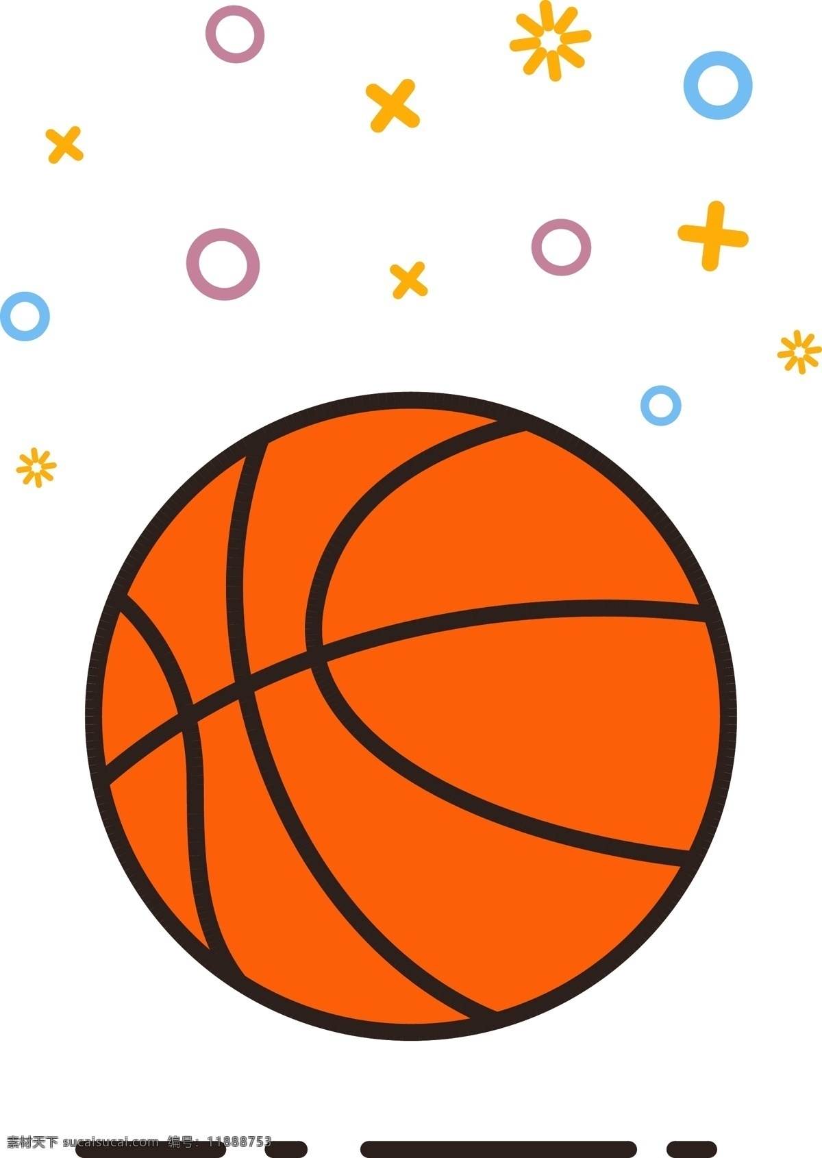 mbe 图标 卡通 篮球 橙色 手绘 矢量 商用 卡通可爱篮球 矢量篮球元素 儿童篮球 体育用品 手绘篮球素材