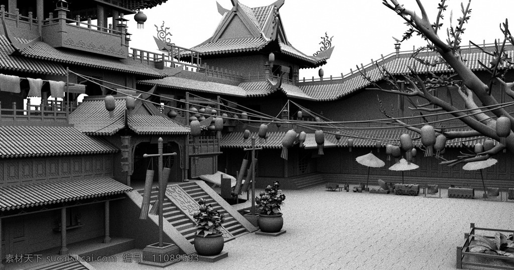 古代 宫殿 场景 maya3d 模型 精致模型 3d模型 maya模型 古代宫殿 场景模型 3d设计 mb