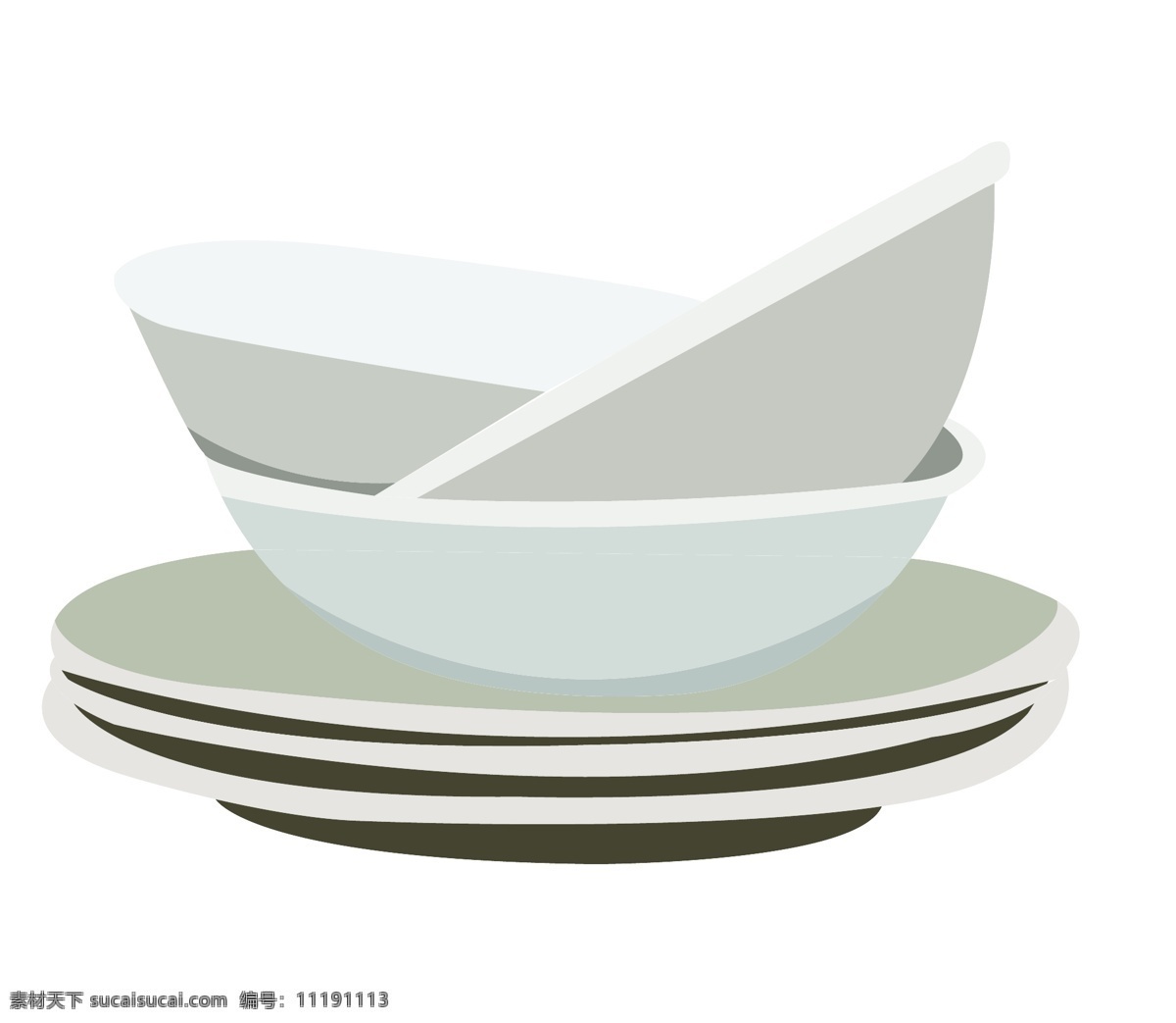白色 小 碗 装饰 插画 白色的小碗 白色的盘子 漂亮的小碗 创意小碗 小碗装饰 小碗插画 厨具小碗