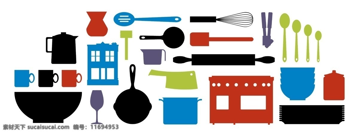 各种 厨房用品 免 抠 透明 各种厨房用品 厨房用品图形 厨房用品素材 海报 广告 厨房海报图