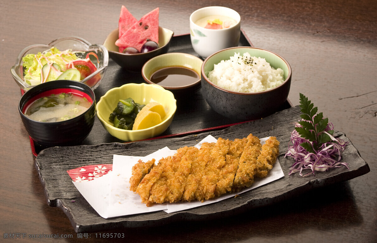 炸猪排 炸猪排饭 日式套餐 日本料理 日本美食 日本食物 日本饮食 饮食文化 套餐 快餐 外卖 美食 美味 菜肴 菜谱 传统美食 餐饮美食