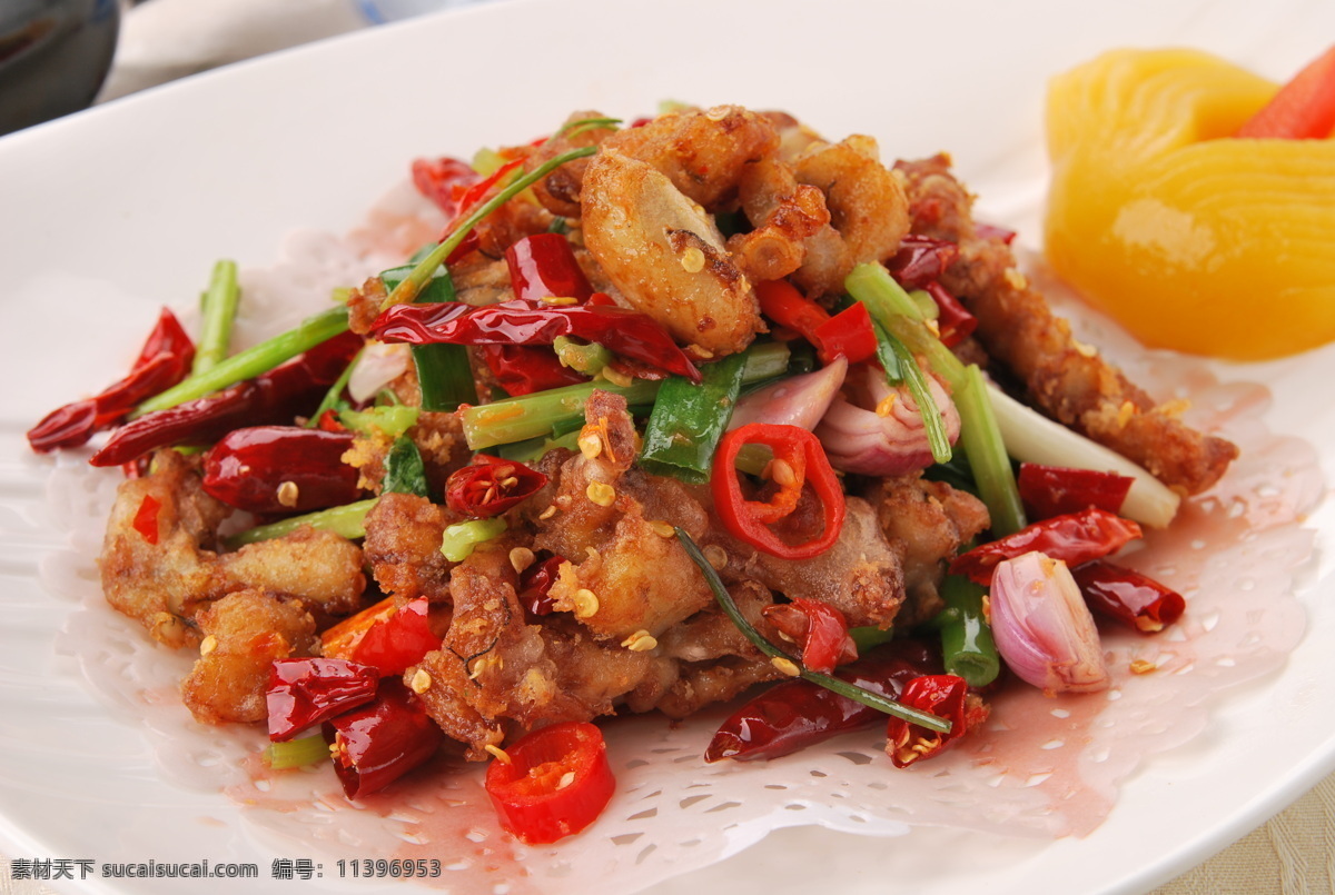 香辣爆牛蛙 香辣牛蛙 爆牛蛙 牛蛙 香牛蛙 传统美食 餐饮美食