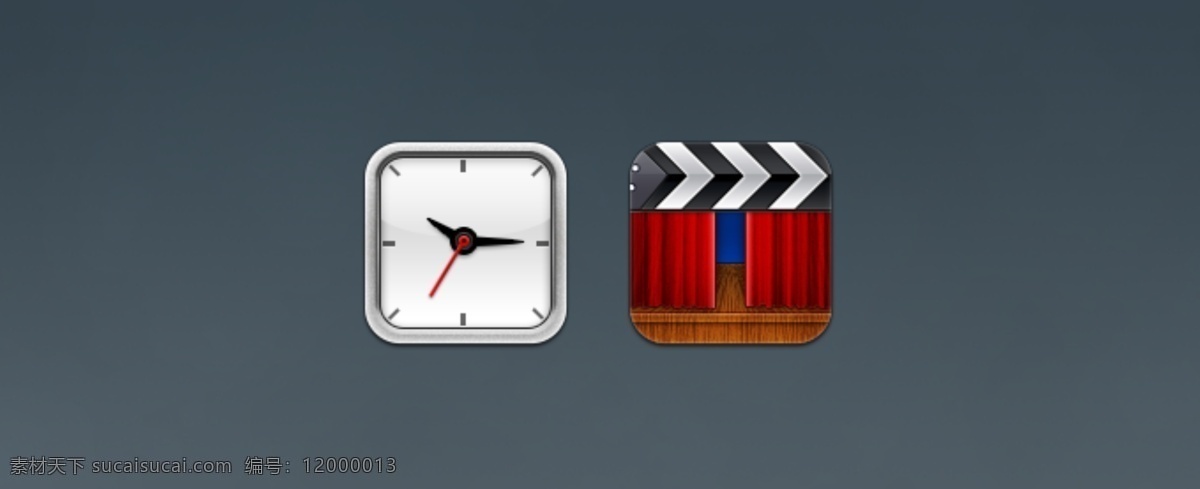 网页 手机 扁平 icon 图标 网页图标 图标设计 icon图标 icon设计 网页图标设计 闹钟图标 时钟图标 视频图标 视频icon