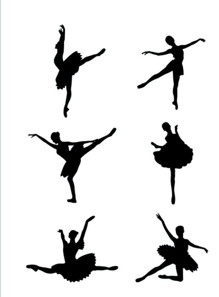 舞蹈 跳舞 女孩 芭蕾舞 卡通设计