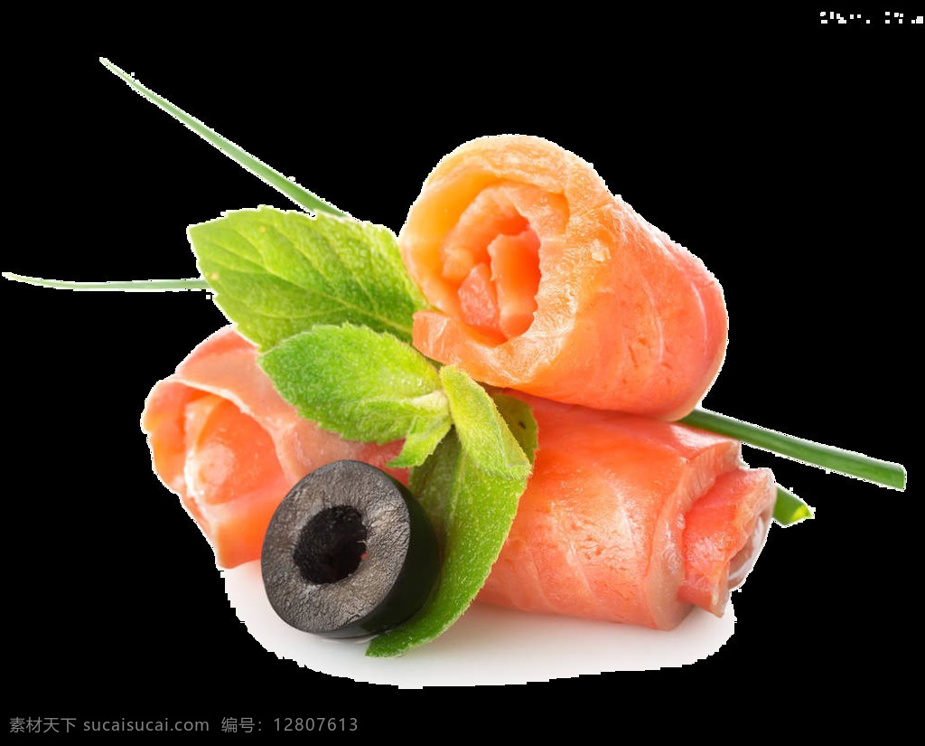 清新 三文鱼 花卷 日式 料理 美食 产品 实物 产品实物 日本料理 日本文化 日料美食 日式美食