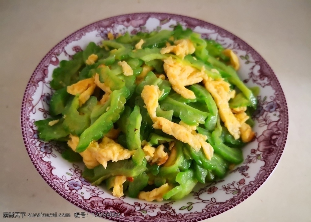 苦瓜清炒鸡蛋 苦瓜 鸡蛋 蔬菜 清淡 清炒 手机作品 餐饮美食 传统美食