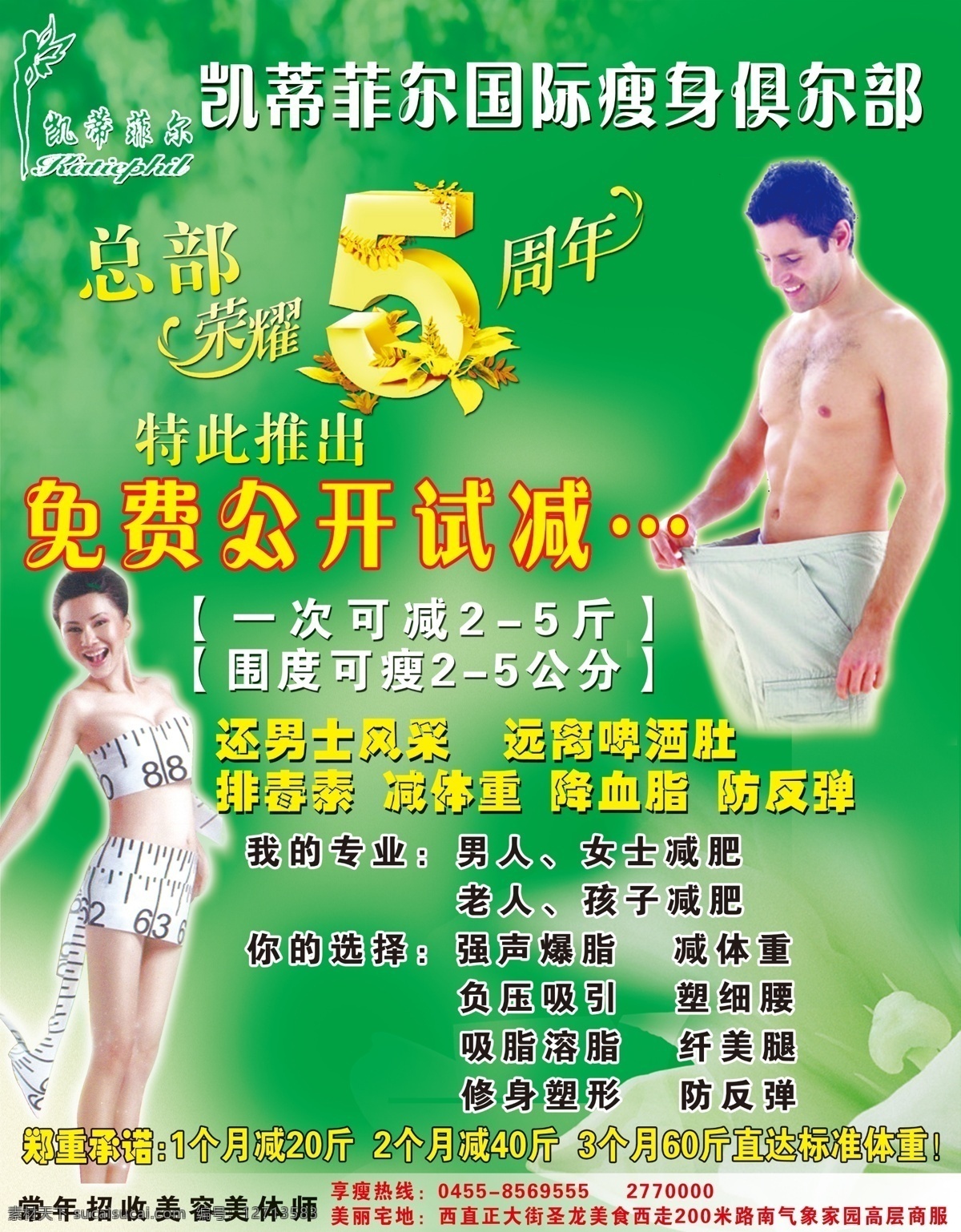 减肥 瘦身 凯蒂菲尔 男士瘦身 女士瘦身 分层 源文件