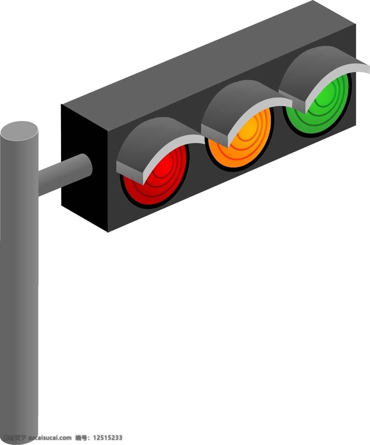 实物 安全 红绿灯 元素 马路 指示灯 矢量元素 行人道 ai元素