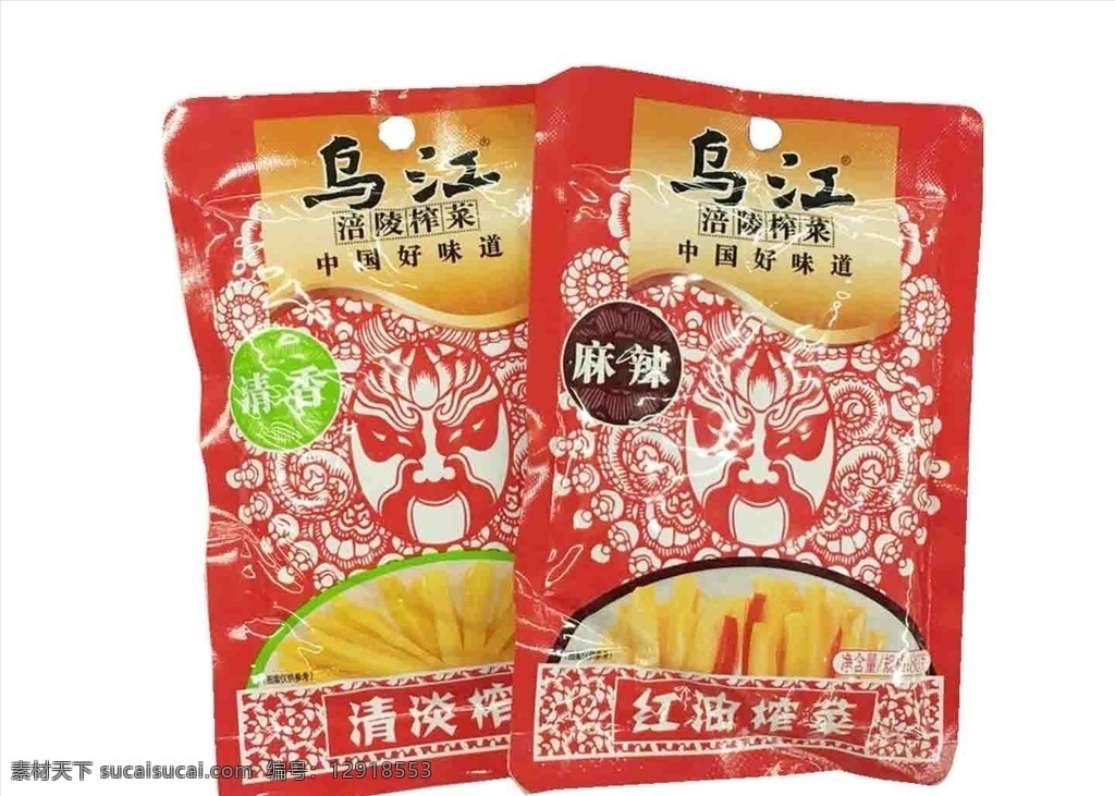 乌江 清淡 红油 榨菜 80g 超市食品类