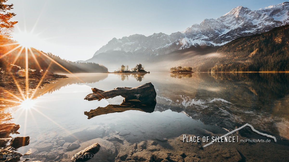 风景图素材 黄色 风景 夕阳 灰色