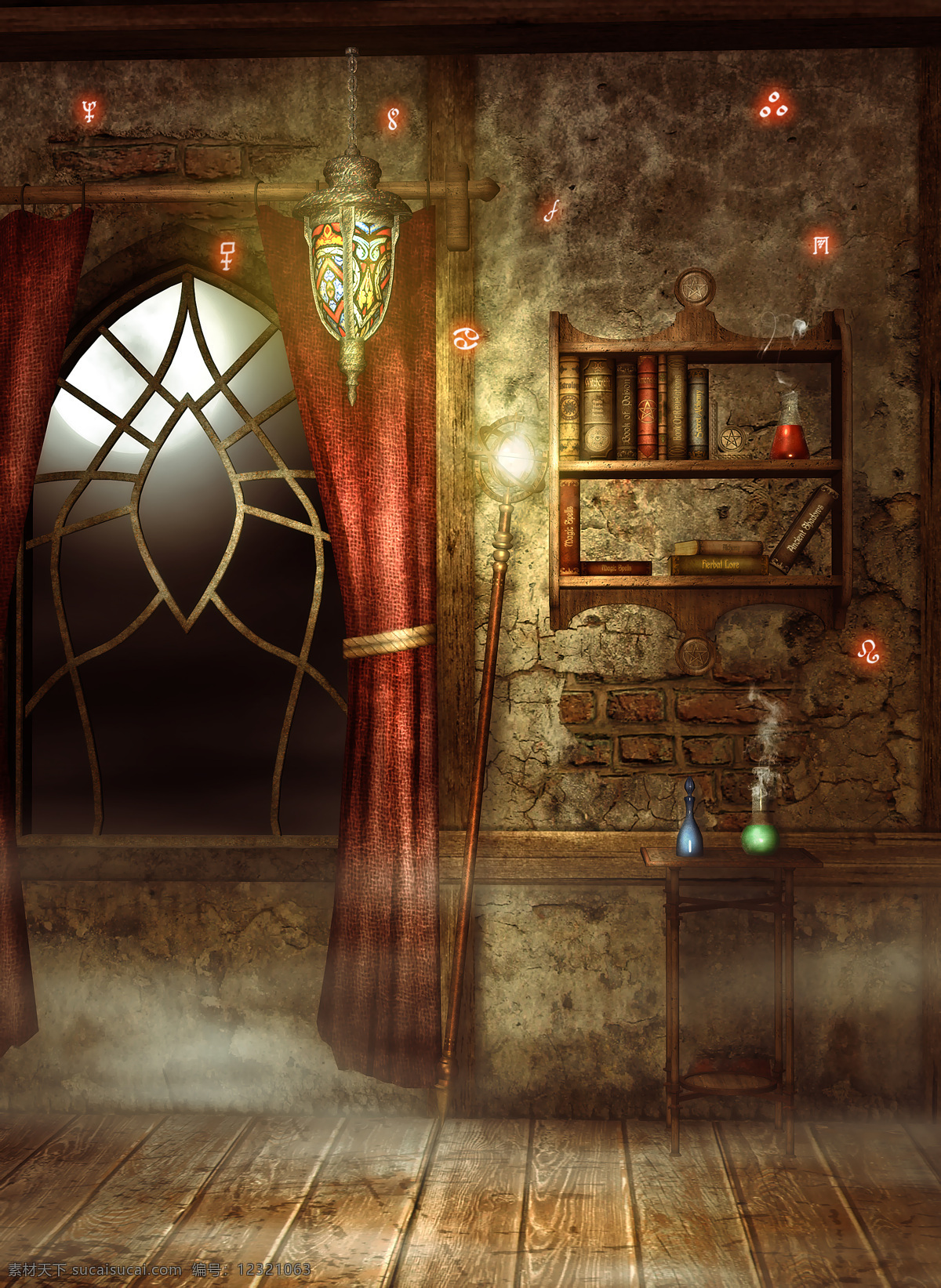 神秘 魔法 屋 背景 古堡 梦幻 唯美 仙境 哥特风 背景图片