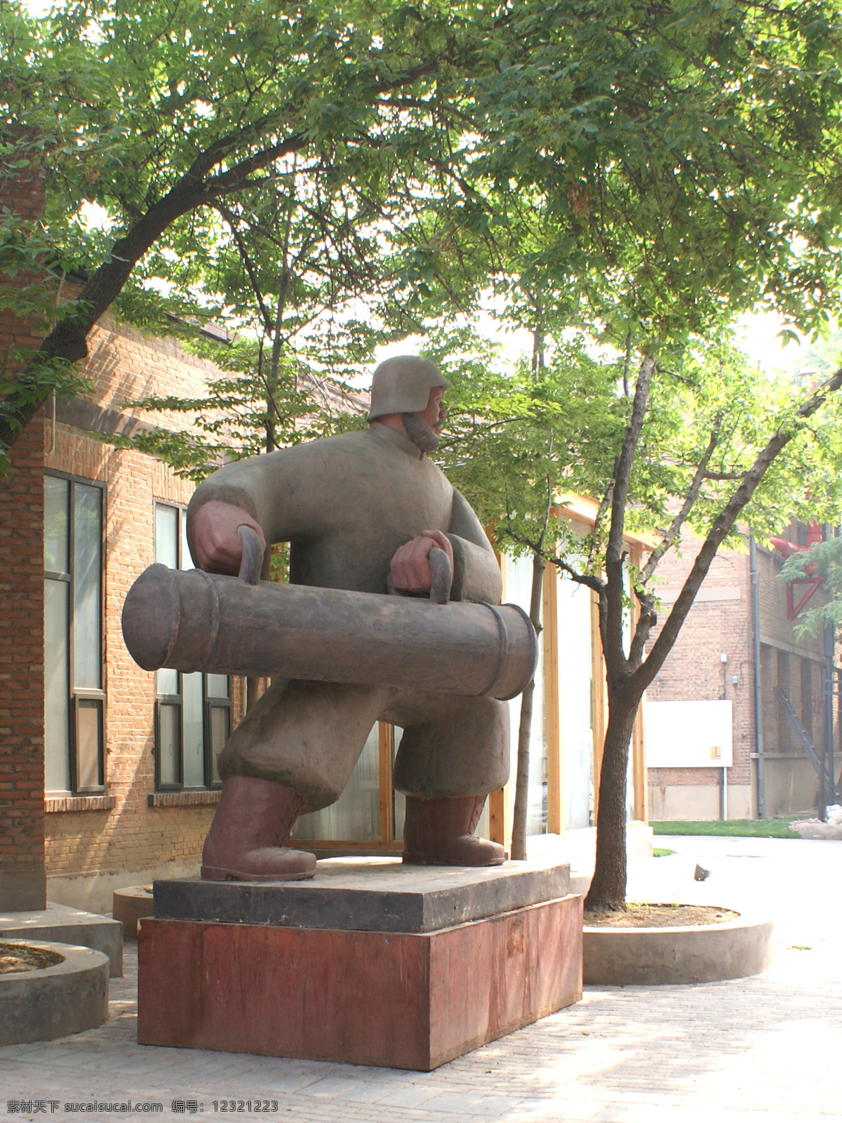 北京 雕像 建筑景观 勇士 自然景观 创意 广场 三里屯 古代人物雕像