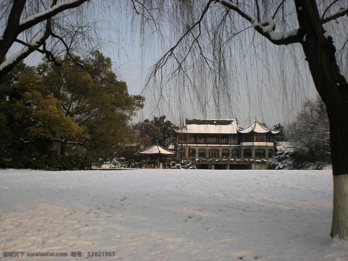 西湖雪景 西湖 雪景 冬季 杭州 寒冷 国内旅游 旅游摄影 灰色