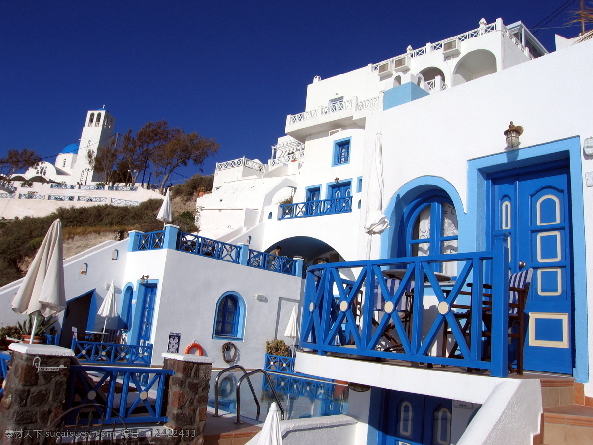 希腊 圣托里尼岛 爱琴海 度假胜地 地中海建筑 国外旅游 旅游摄影