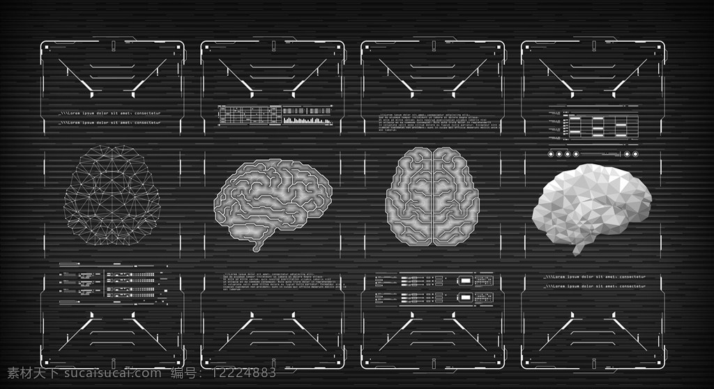智能大脑插画 矢量人工智能 人工智能大脑 ai智能插画 人造的 概念 智慧 知识 联系 思考发展 未来技术 无线电技术 互联网 科学背景 沟通商务设计 绘画插图 矢量抽象大脑 智能人脑 人工大脑 信息媒体 数据分析 自动的 电子人 计算机 动漫动画