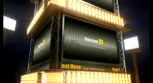 源文件 视频模板 高清视频 金色 屏幕 展示 模板 mp4 黑色