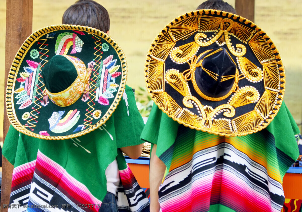 背着 帽子 墨西哥 人物图片 墨西哥帽子 墨西哥男人 墨西哥服饰 墨西哥文化 其他类别 生活百科