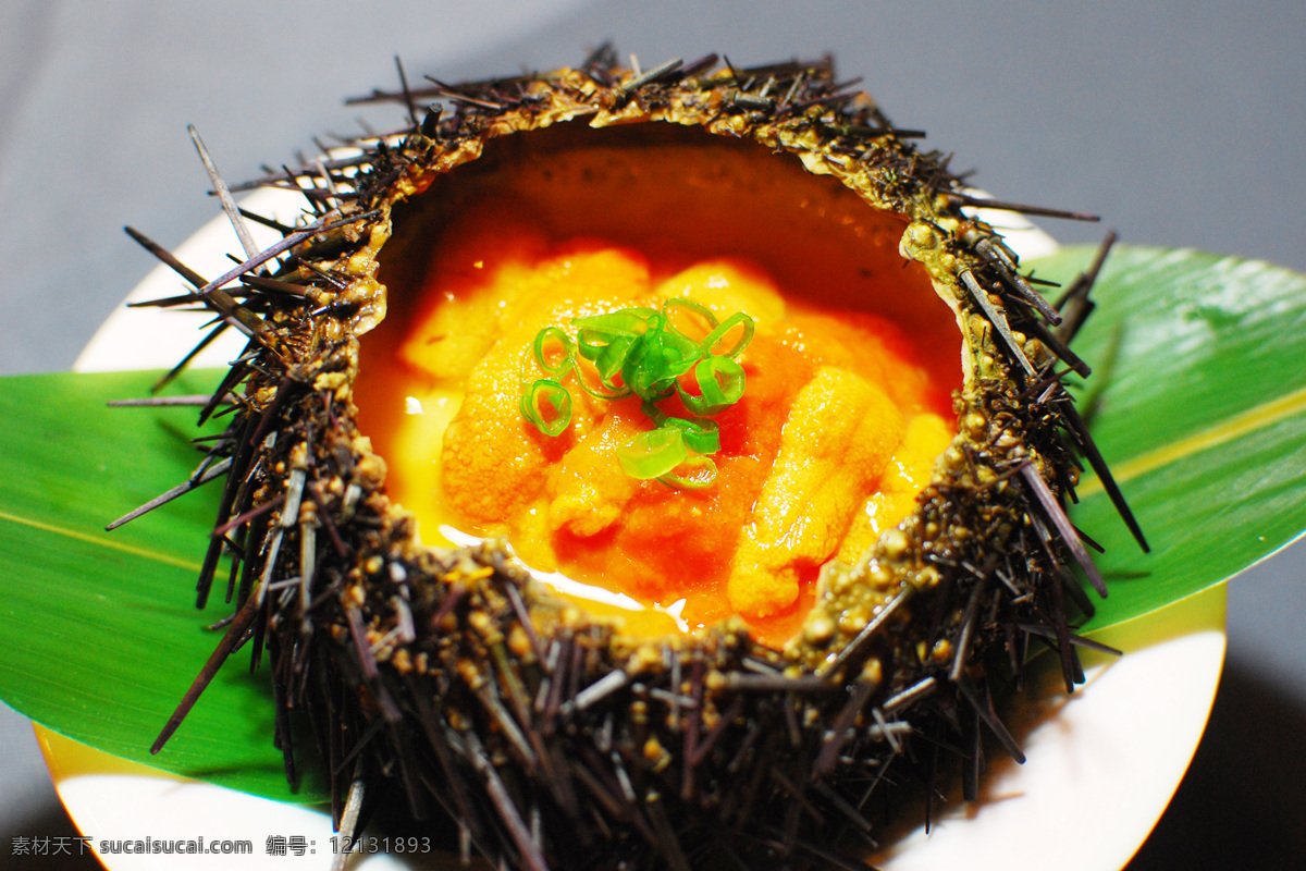 海胆蒸蛋 日本料理 海胆 西餐美食 餐饮美食