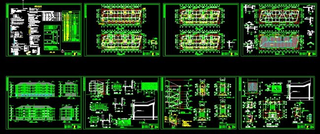 住 楼 全套 cad 建筑 图 cad设计图 cad施工图 cad图纸 cad下载 设计图 施工图 家居装饰素材