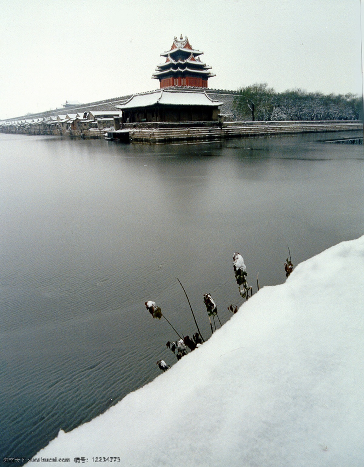 家乡 美 清水 湖 池塘 高清摄影图片 湖泊 凉亭 雪景 家乡美 清水湖 风景 生活 旅游餐饮