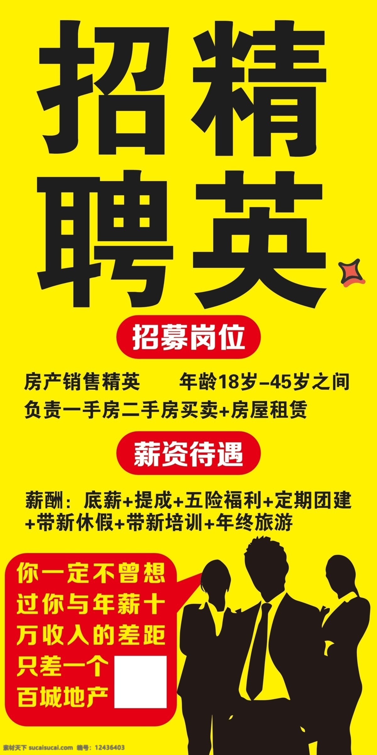 招聘海报图片 招聘精英 招聘海报 招聘 房地产招聘 房产招聘 招工 聘用 聘 展板 海报 灯箱 菜单 招贴设计