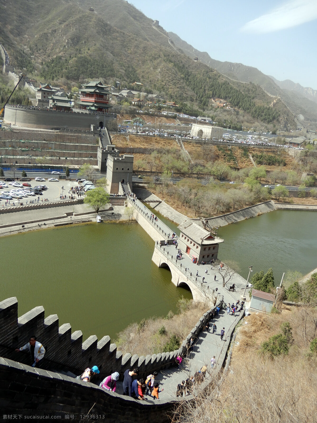 居庸关长城 长城 城墙 蓝天 城楼 建筑 古代建筑 建筑摄影 建筑园林