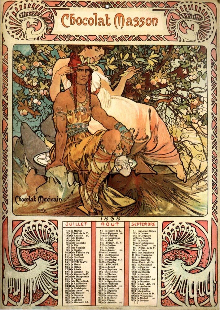 42p 新艺 术 运动 时期 招贴画 复古 女性 优雅 招贴 alphonse mucha 新艺术运动 矢量图 其他矢量图