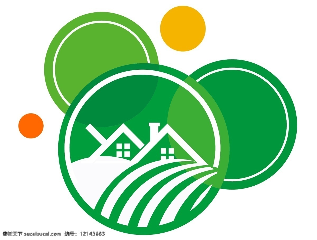 绿色 田园 标识 组合 标识组合 企业logo 标志设计 创意组合 麦田 环保 组织标志 矢量素材 阳光 欢乐 标志图标 企业 logo 标志