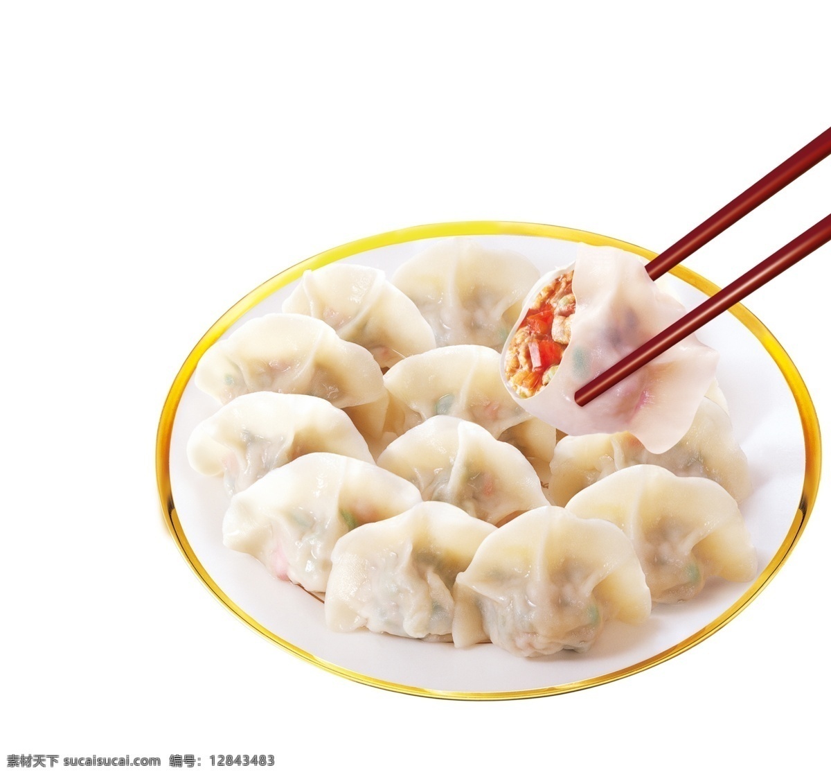 盘 美味 饺子 筷子 食物 团圆 节日 肉馅