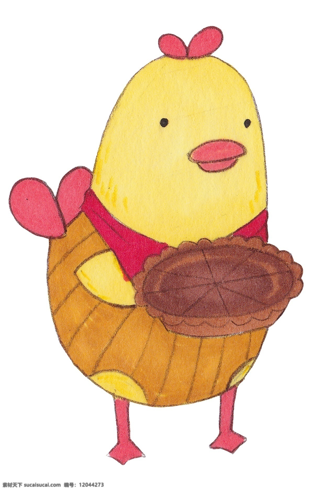 水彩 手绘 可爱 黄色 小鸡 插画 小黄鸡 鸡仔 水彩可爱小鸡 水彩手绘 可爱黄色小鸡 童话动物 小动物