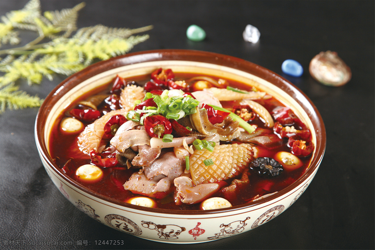 水煮四宝 美食 传统美食 餐饮美食 高清菜谱用图