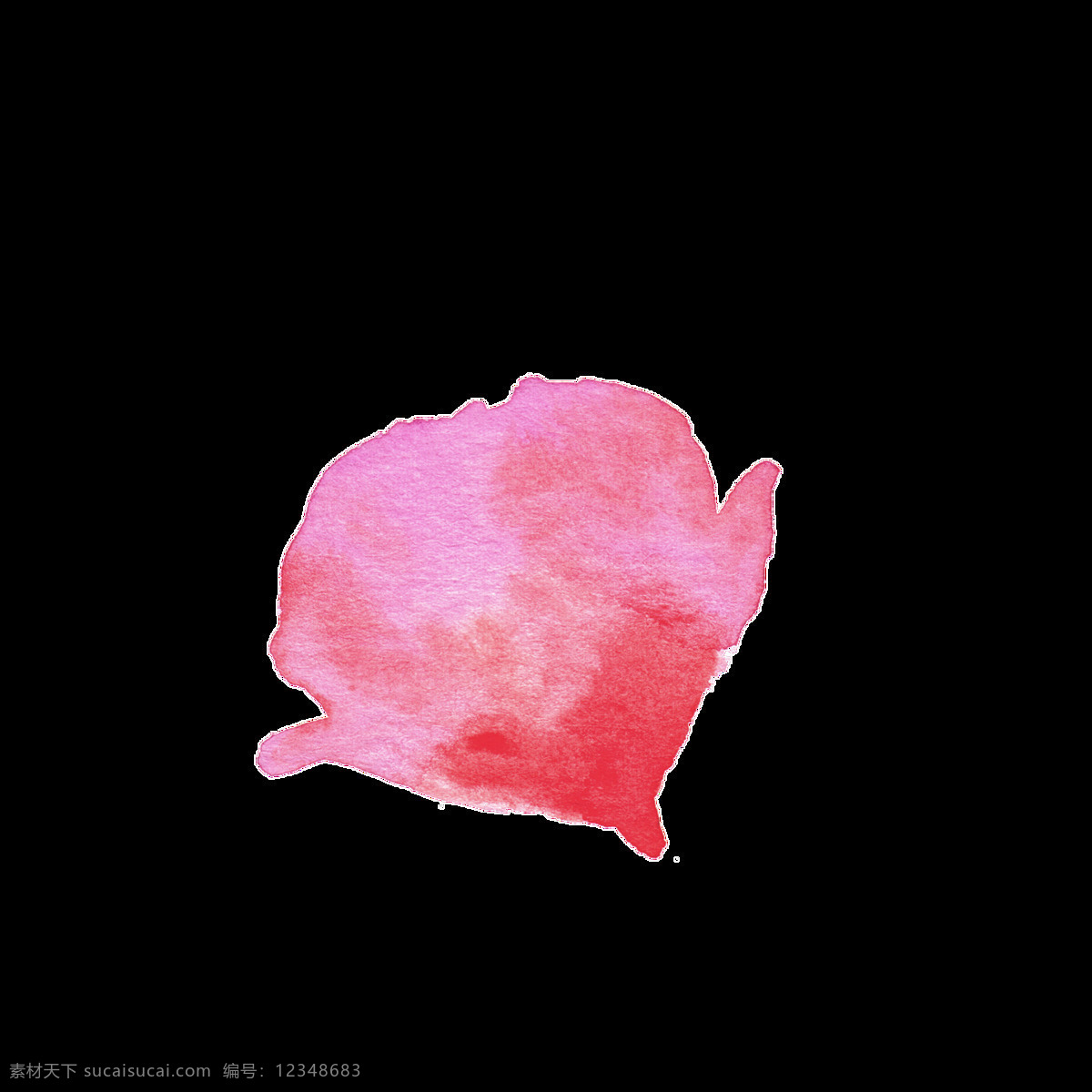 迷人 粉色 水墨 花卉 卡通 透明 唯美 水彩 免扣 手绘 透明素材 装饰 设计素材 淘宝素材 海报设计装饰 装饰图案