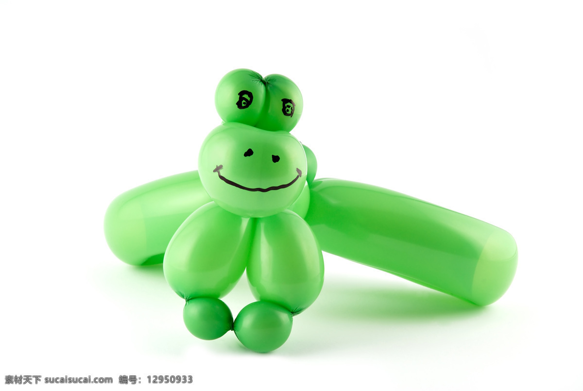 绿色气球青蛙 绿色 气球 青蛙 气球动物 卡通动物 书画文字 文化艺术 绿色气球 陆地动物 生物世界 白色