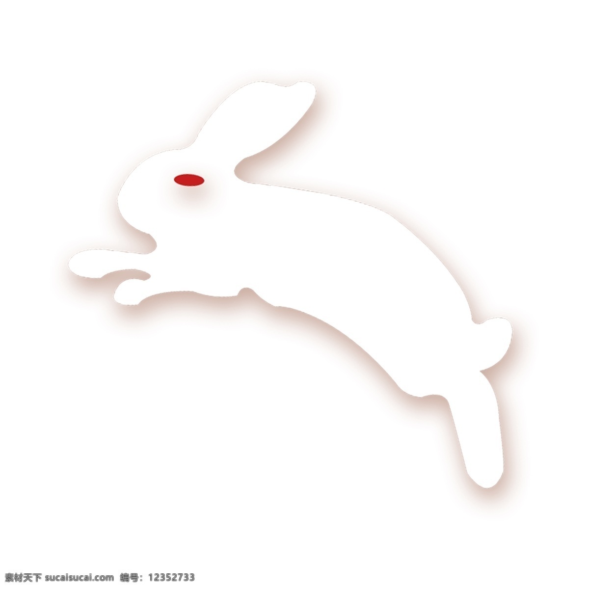 可爱的白兔 可爱 白色 兔子